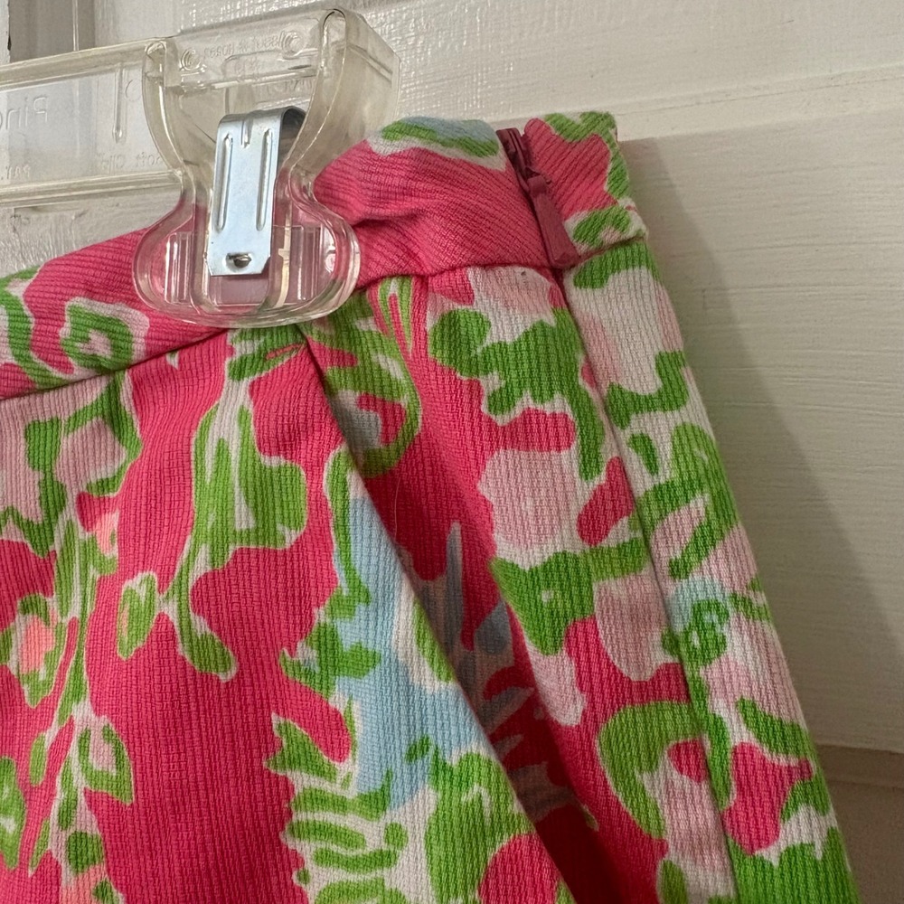 Lilly Pulitzer Adie Shorts 4 Flamingo Pink Southern Charm Resort Beach Preppy - Picture 3 of 6